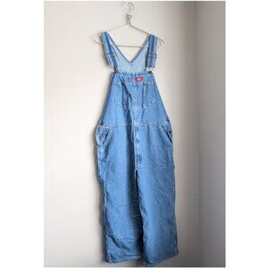 Dickies Indigo Denim Bib Overalls Carpenter Work Wear Jeans